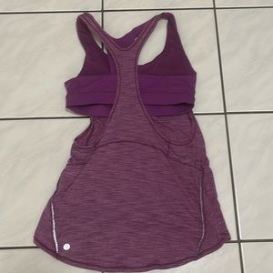 Size 6 Purple Bra/Tank